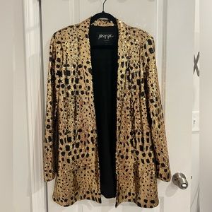 Nasty Gal sequin blazer